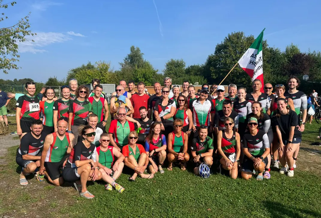 Triathlon-Training mit Athletinnen und Athleten der ASG Tria Hockenheim